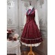 Miss Point Rose Doll 3.0 Check High Waist Corset Skirt(Reservation/Full Payment Without Shipping)